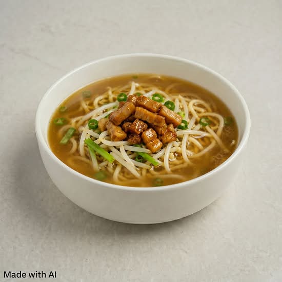 Ground Pork Rice Noodles in Soup (擔仔米粉)